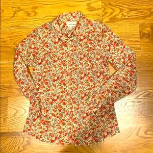 Floral button down
